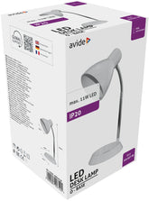 Avide Basic Φωτιστικό Γραφείου με O Βάση Άσπρο